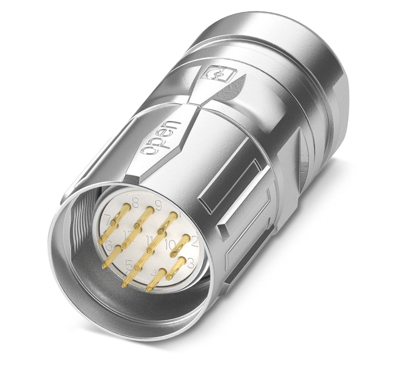 Phoenix Contact Circular Connector, 19 Contacts, Cable Mount, M23 Connector, Plug | 1619580