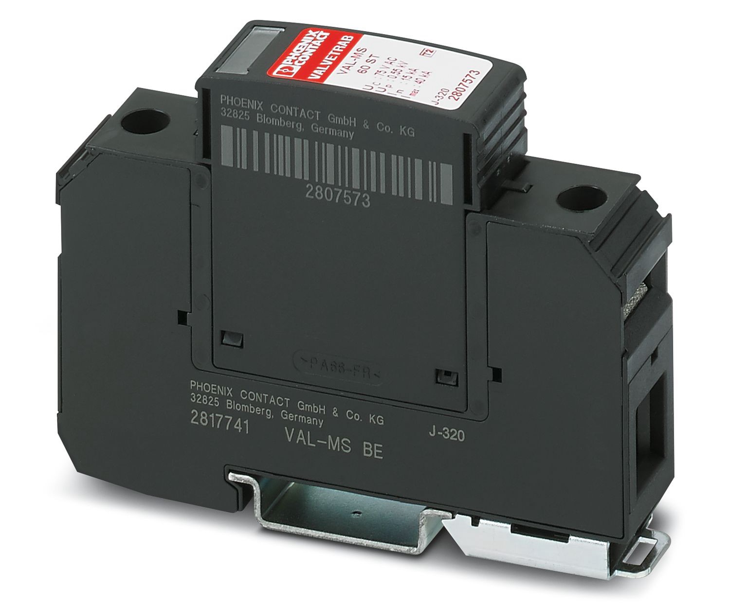 Phoenix Contact Surge Arrester 74/100 V ac Maximum Voltage Rating 80A Maximum Surge Current Surge Arrester | 2868020