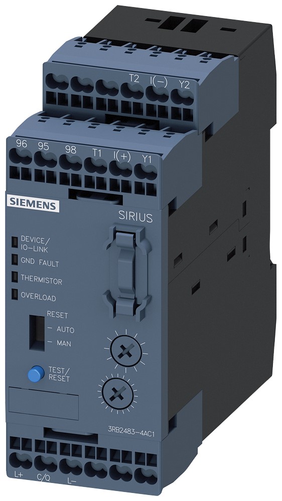 Siemens Electronic Overload Relay 1NO, 630 A Contact Rating, 24 → 230 V, 3P | 3RB24834AC1