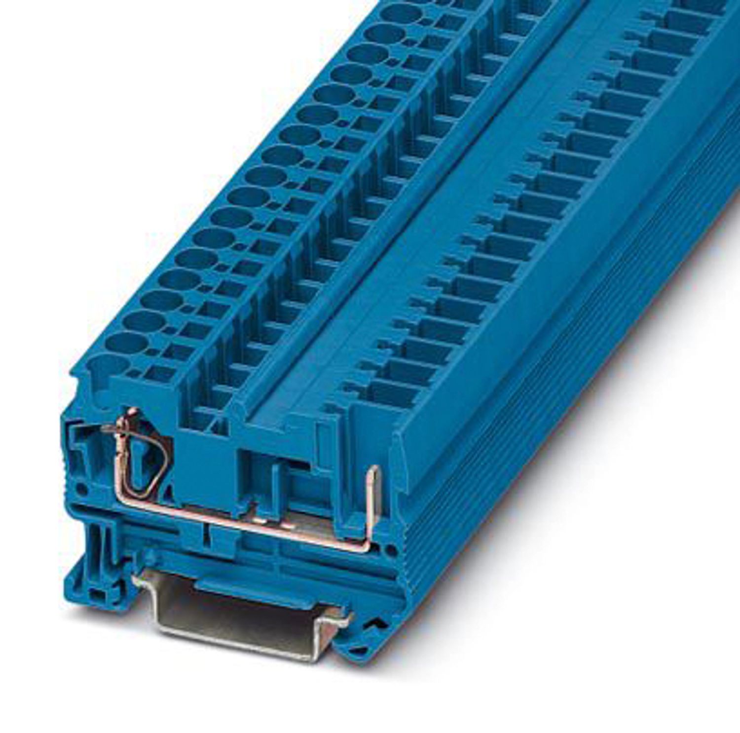 Phoenix Contact 3042874 ST 4/ 1P BU Series Blue, 4mm², 1-Level, Plug In, Spring Cage Termination | 3042874