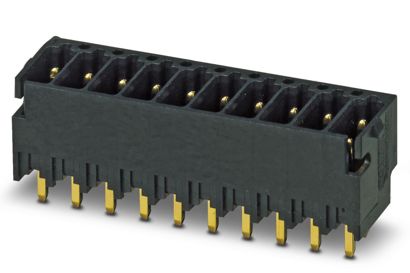 Phoenix Contact DMCV Series Straight PCB Header, 12 Contact(s), 2.54mm Pitch, 2 Row(s) | 1844976