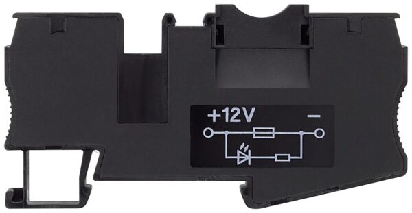 Siemens 8WH2000-1BG38 8WH Series Black, 4mm², 1-Level, Spring Termination, CSA