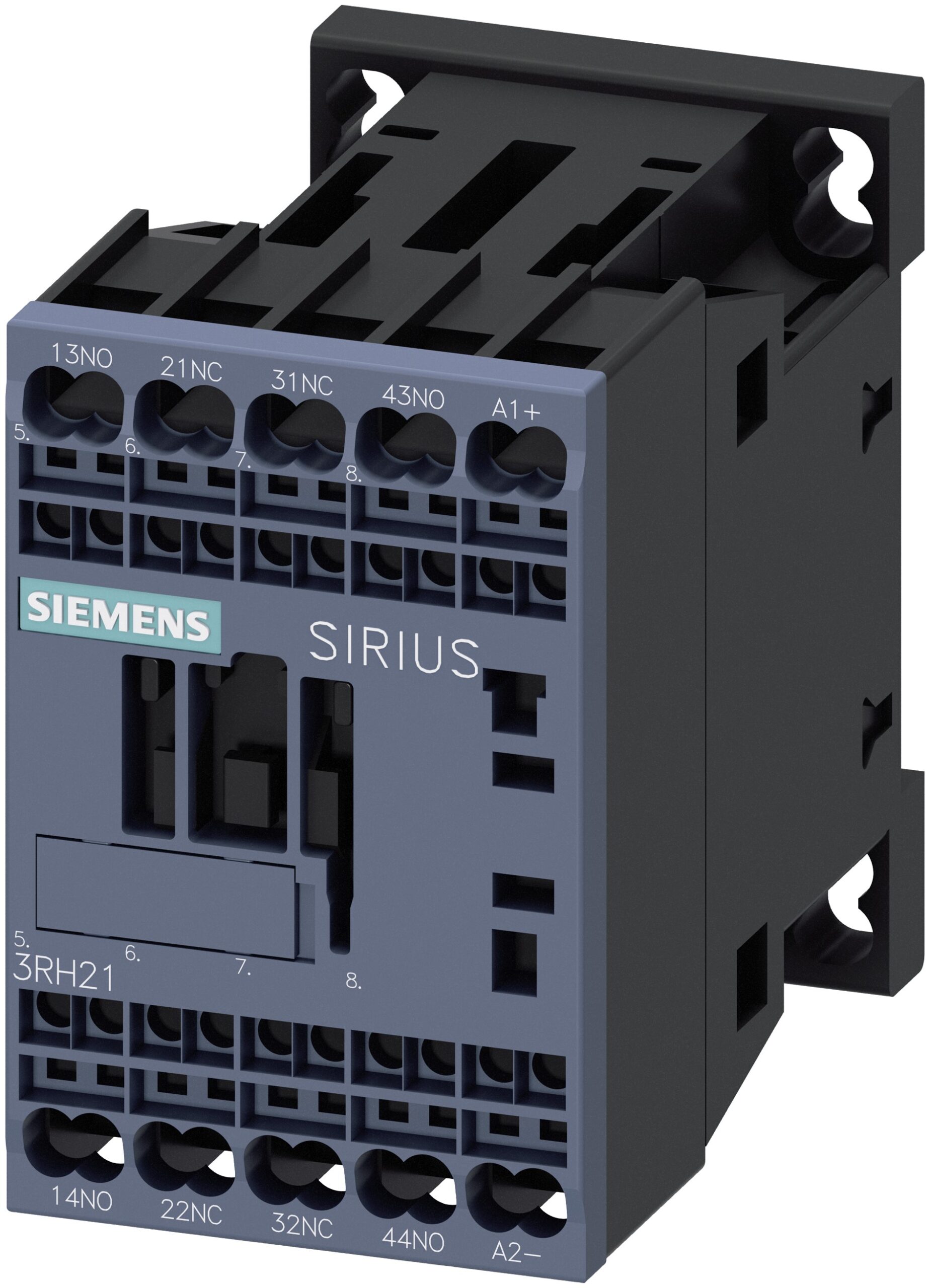 Siemens SIRIUS 3RH2 Contactor Relay, 125 V dc Coil, 4-Pole, 10 A, 2NO + 2NC, 690 V ac | 3RH2122-2BG40