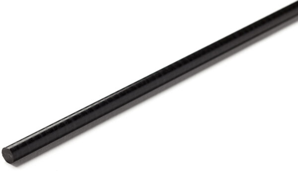 RS PRO Black Acetal Rod, 1m x 36mm Diameter