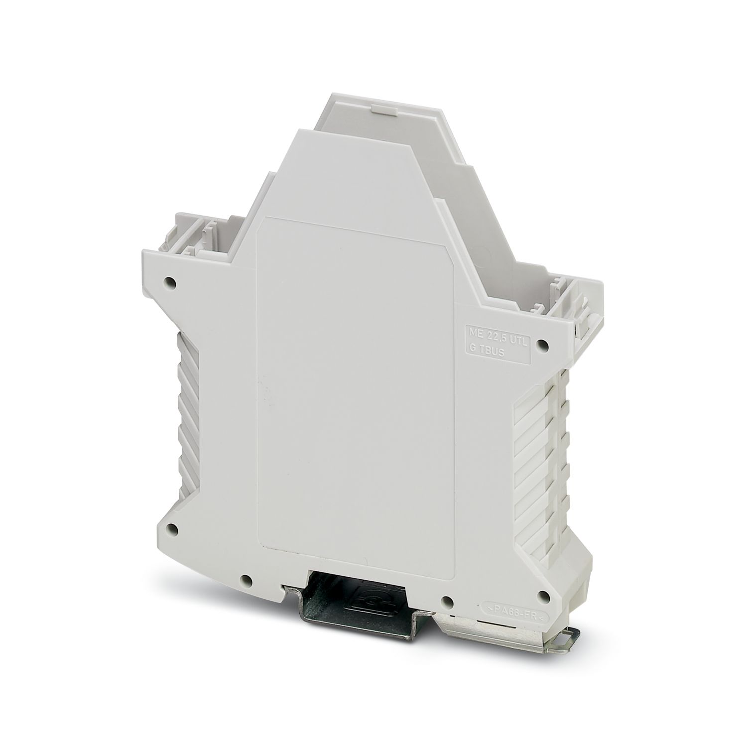 Phoenix Contact Lower Housing Part with Metal Foot Catch Enclosure Type ME Series , 22.6 x 99 x 107.3mm, Polyamide | 2914806