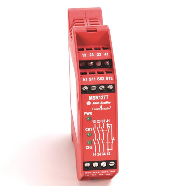 Allen Bradley 440R / MSR127RP Safety Relay, 230V ac, Single Channel, 3 Safety Contacts