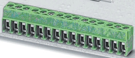 Phoenix Contact PT 1.5/11-3.5-H Series PCB Terminal Block, 3.5mm Pitch, Through Hole Mount, 1-Row, Screw Termination | 1984701