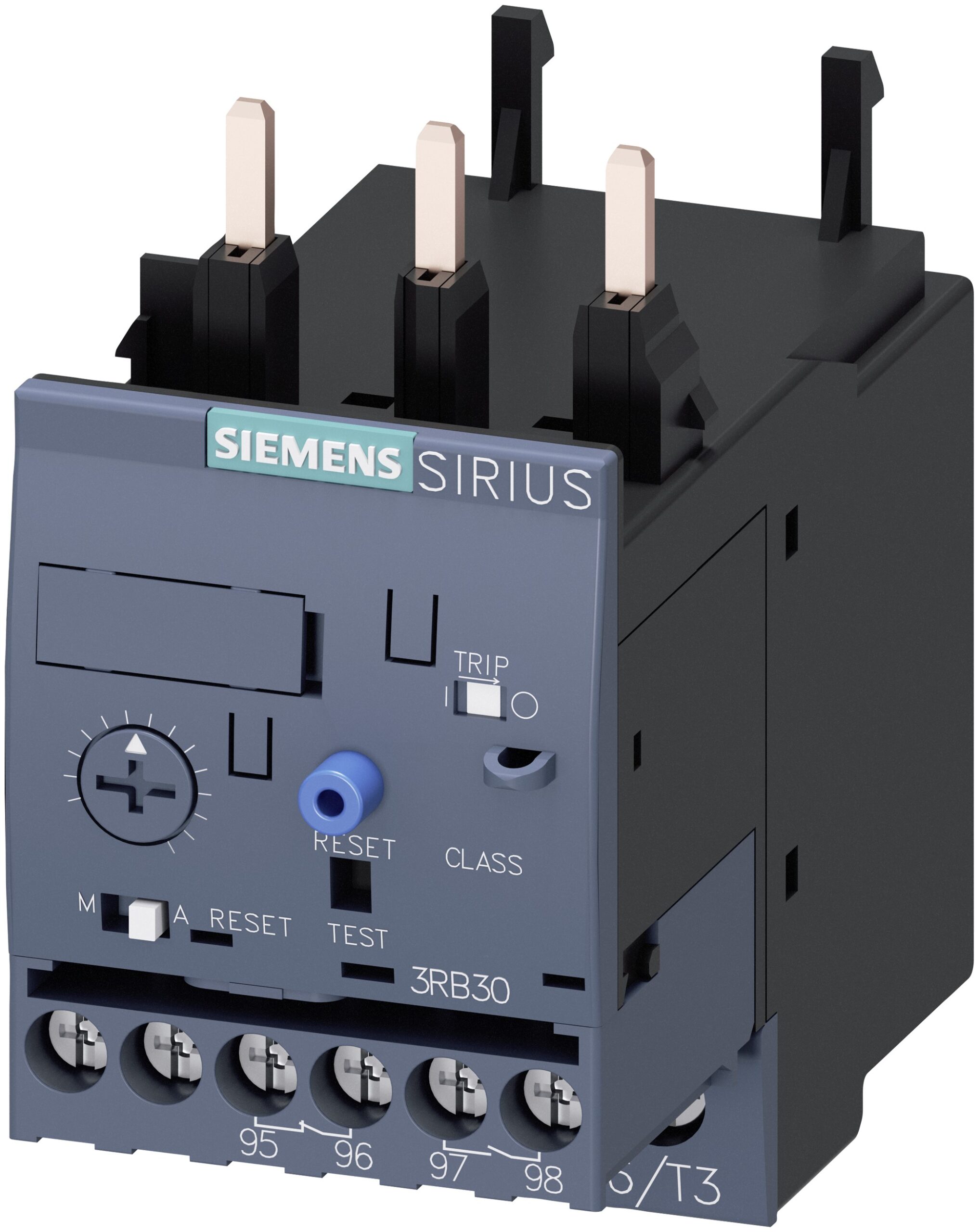 Siemens 3RB Overload Relay 1NO + 1NC, 10 → 40 A F.L.C, 40 A Contact Rating, 18.5 kW, 3P, SIRIUS | 3RB3026-2VB0