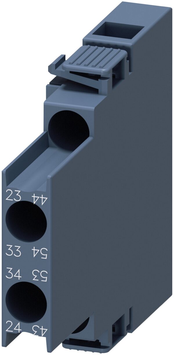 Siemens Auxiliary Contact, 2 Contact, 2NO, Snap-On, Sirius Innovation