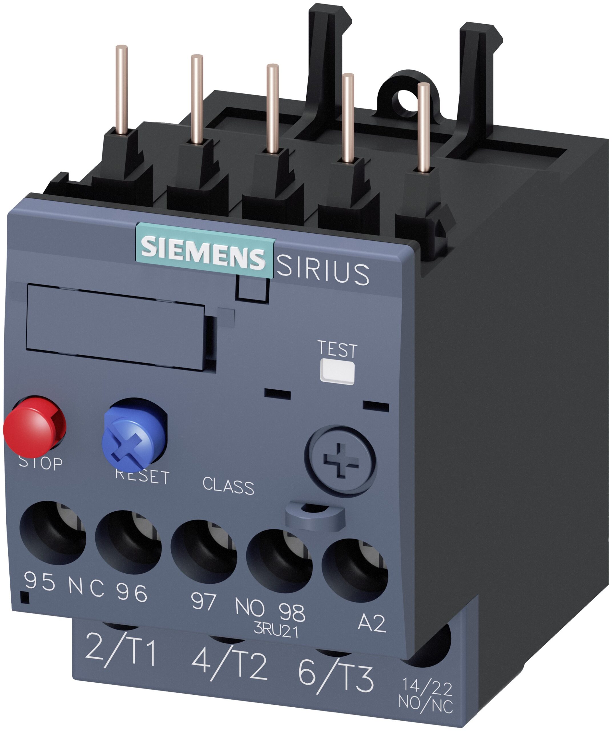 Siemens SIRIUS 3RU2 Thermal Overload Relay 1NO + 1NC, 1.1 → 1.6 A F.L.C, 1.6 A Contact Rating, 0.55 kW, 3P, | 3RU2116-1AB0