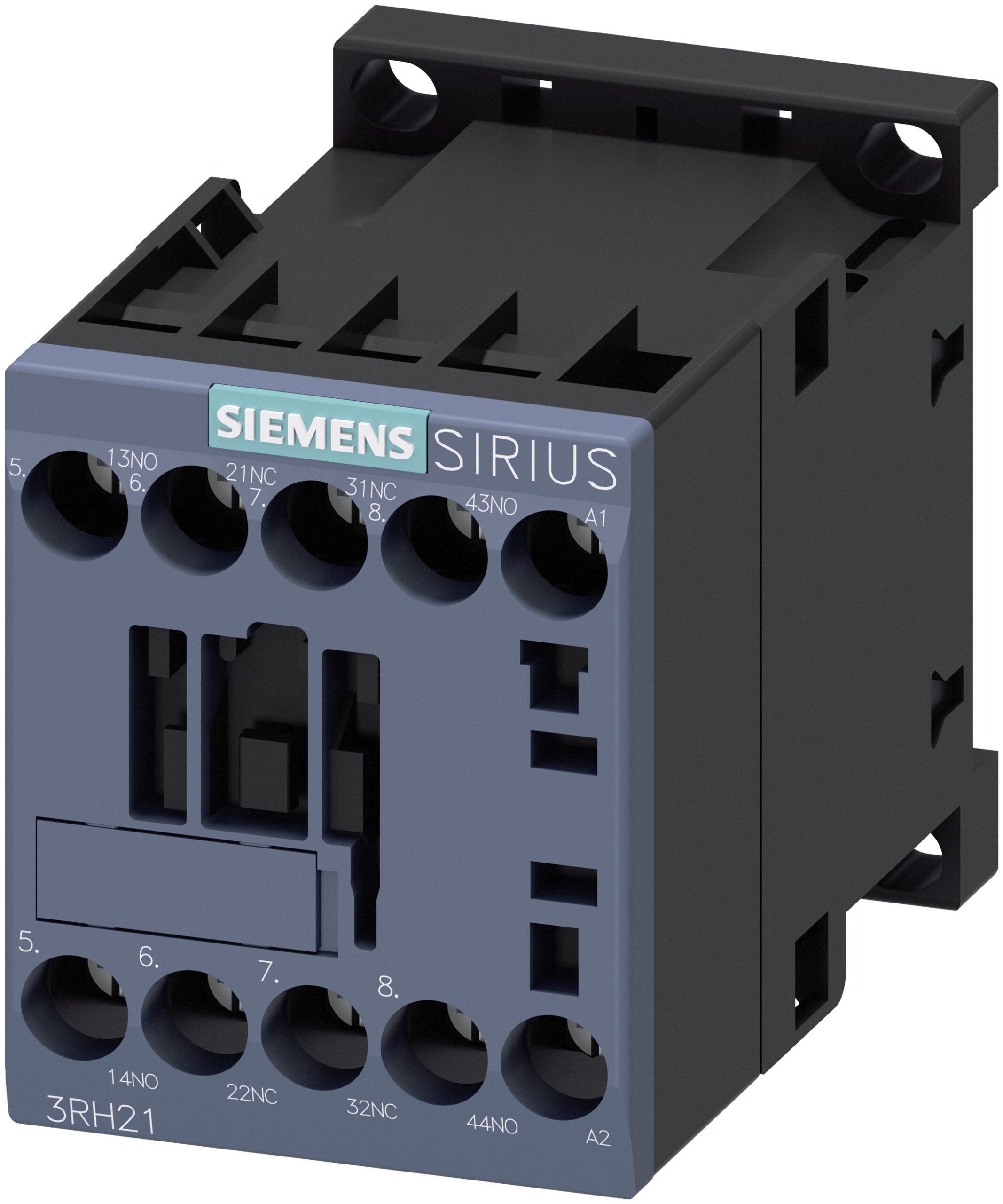 Siemens SIRIUS 3RH2 Contactor Relay, 230 V ac Coil, 4-Pole, 10 A, 2NO + 2NC, 690 V ac | 3RH2122-1AP00