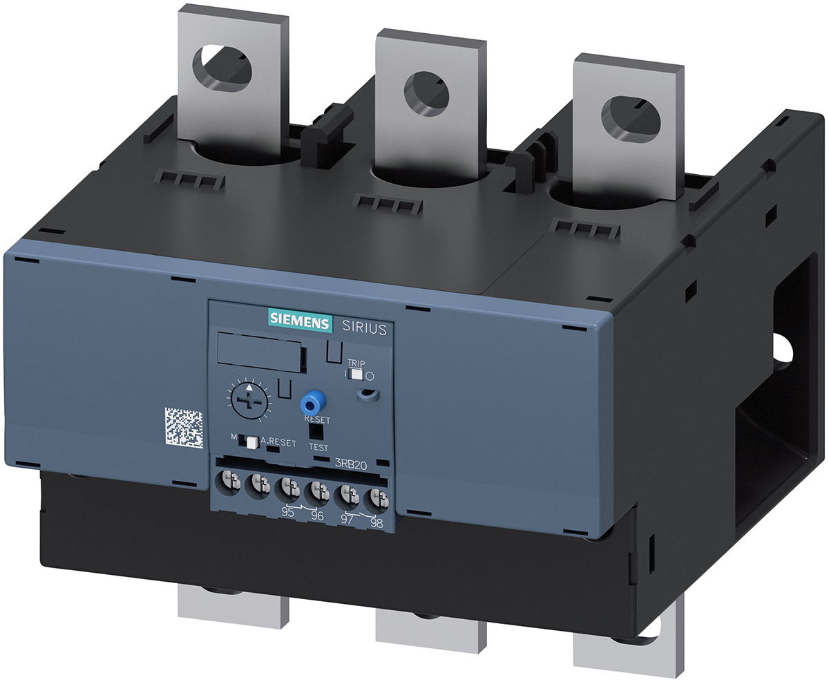 Siemens 3RB Overload Relay 1NO + 1NC, 4 A Contact Rating, 22 → 110 kW, 3P, SIRIUS | 3RB2163-4GC2