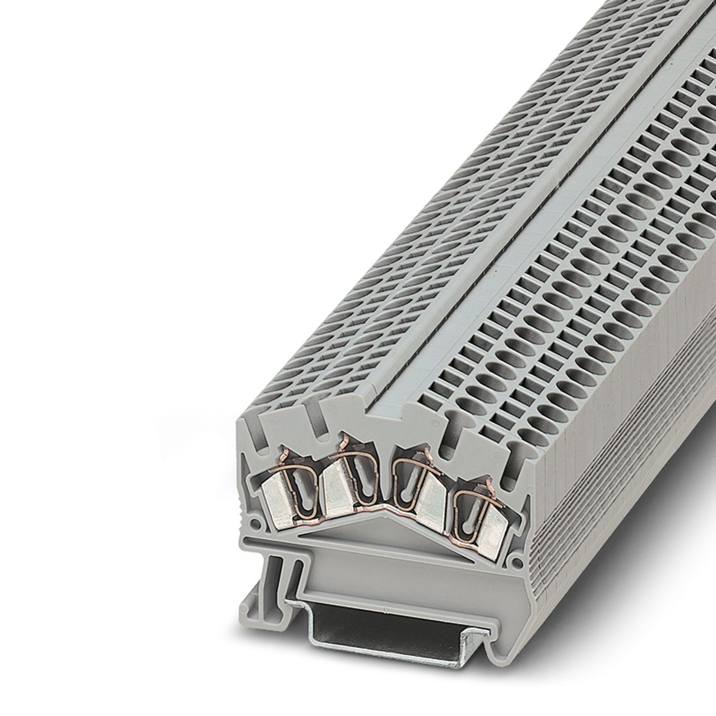 Phoenix Contact 3031746 STS 2.5-QUATTRO Series Grey, Single-Level, Spring Clamp Termination | 3031746