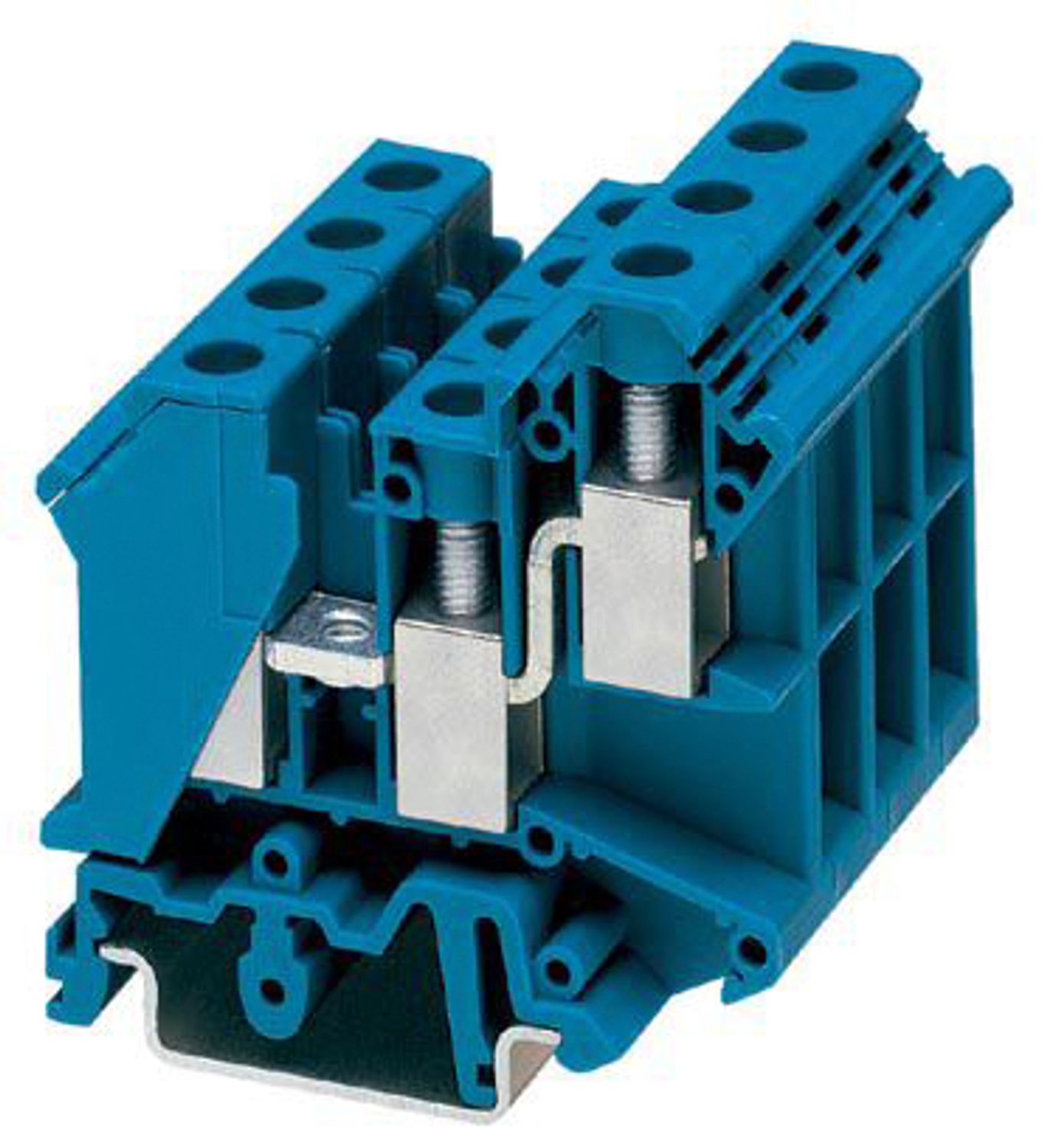 Phoenix Contact 3005235 UK 10-TWIN BU Series Blue, Double-Level, Screw Termination, Fused | 3005235