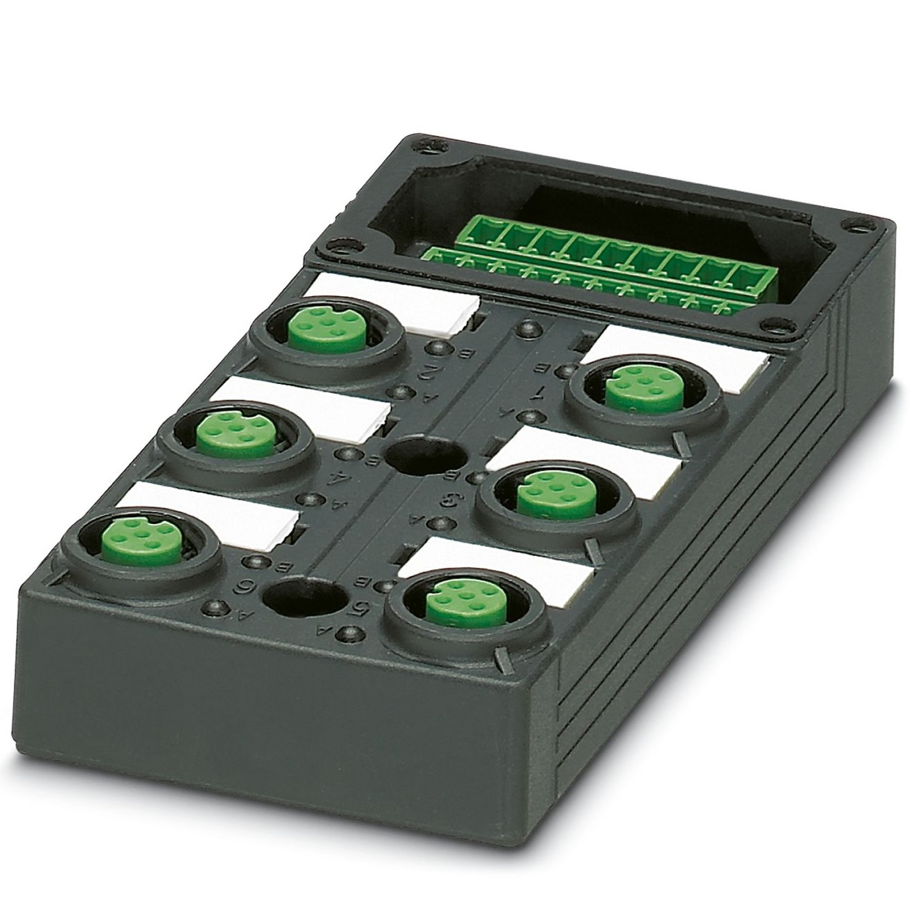 Phoenix Contact SACB Series Sensor Box, M12, 5 way, 6 port | 1452893