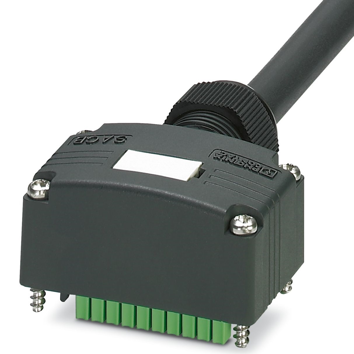 Phoenix Contact Connector Hood, M12, 5m cable, 8 port | 1453177