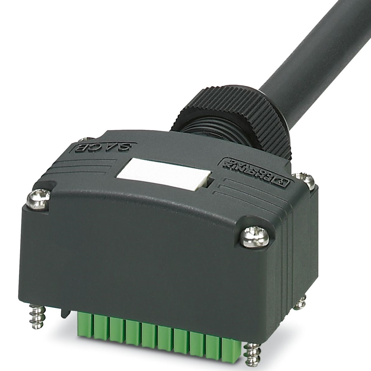 Phoenix Contact Connector Hood, M12, 5m cable, 8 port | 1453203