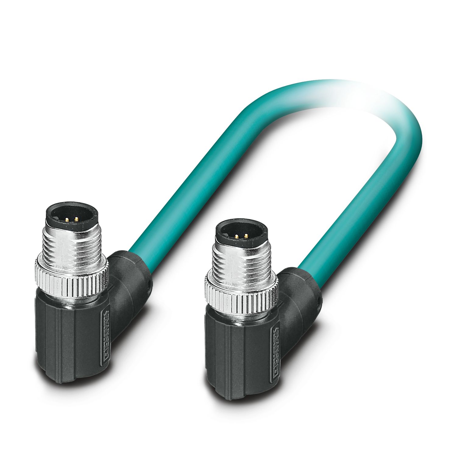 Phoenix ContactNBC-MR/ 0.5-94B/MR SCO US, 5m Cat5, Blue M12 to Male M12 Male Shielded, Terminated PUR Sheath | 1408757