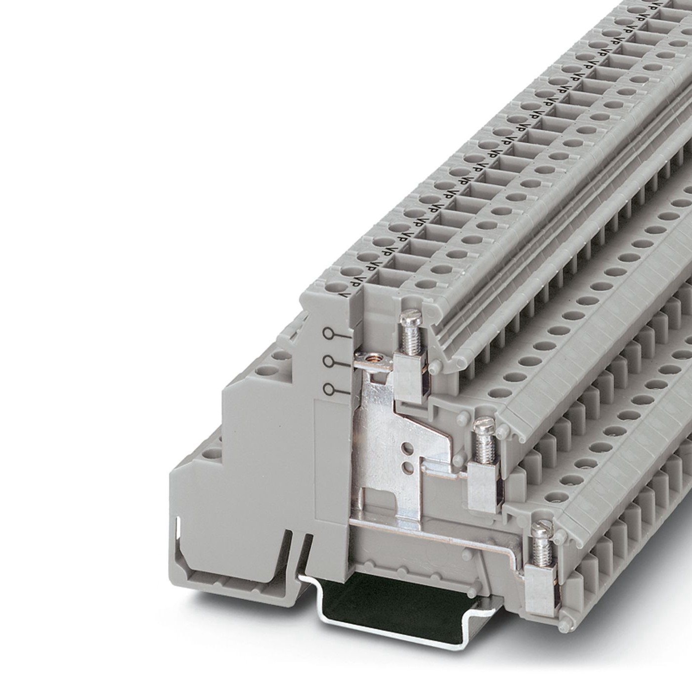 Phoenix Contact 2715092 DIKD 1.5 Series Grey, 2.5mm², Triple-Level, Screw Termination | 2715092