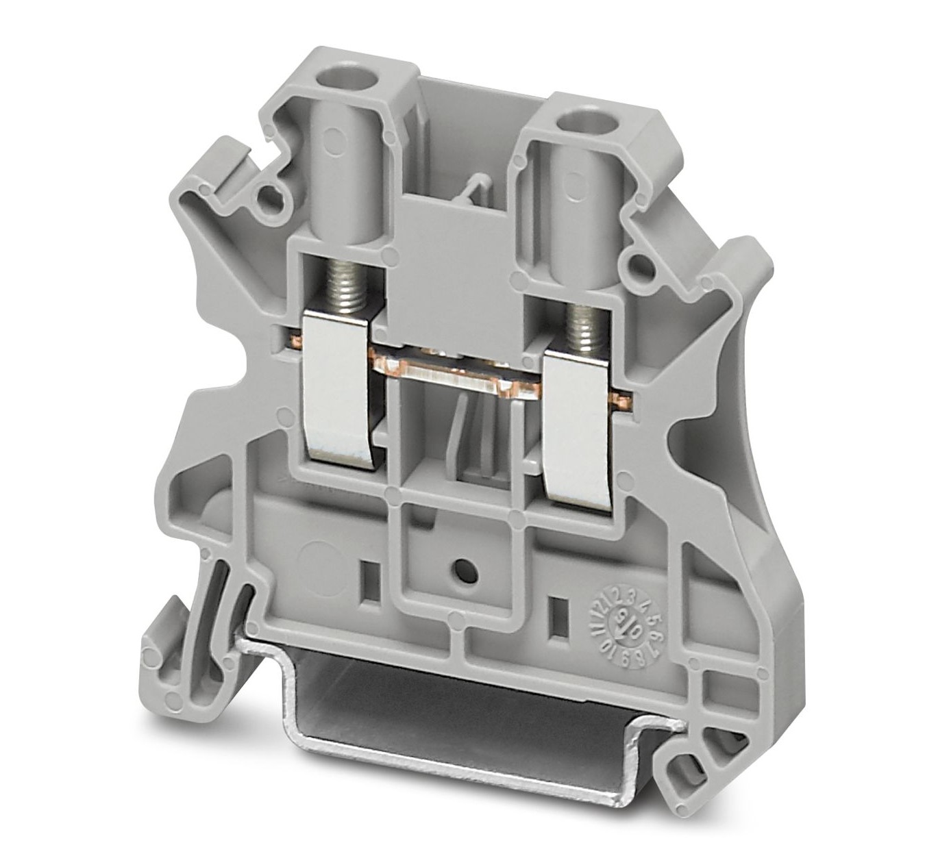 Phoenix Contact 3044623 UT-4 Clipline Series Grey, 4mm², Single-Level, Screw Termination | 3044623