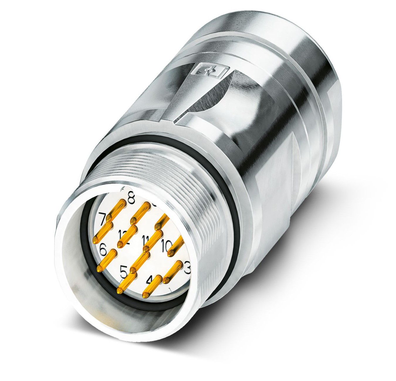 Phoenix Contact Circular Connector, 12 Contacts, Cable Mount, M23 Connector, Plug, Male, IP67, CA Series | 1620159