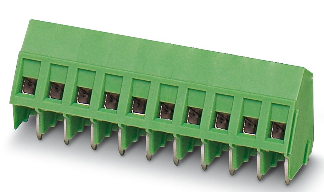 Phoenix Contact SMKDSP 1.5/14 Series PCB Terminal Block, 14-Contact, 5mm Pitch, Through Hole Mount, Screw Termination | 1757536