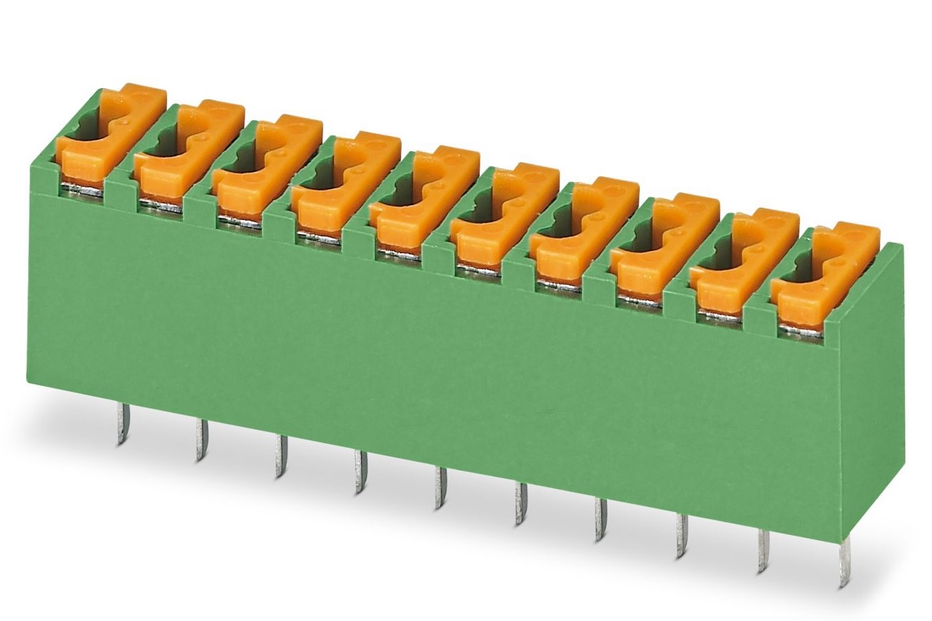 Phoenix Contact FK-MPT 0.5/14-3.5 Series PCB Terminal Block, 14-Contact, 3.5mm Pitch, Through Hole Mount, Spring Cage | 1891182