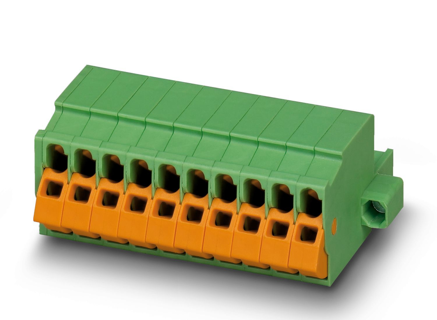 Phoenix Contact, 5mm Pitch, QC 1.5/ 4-STF, 4 Way, Pluggable Terminal Block, Plug, Screw Termination, 1718135 | 1718135