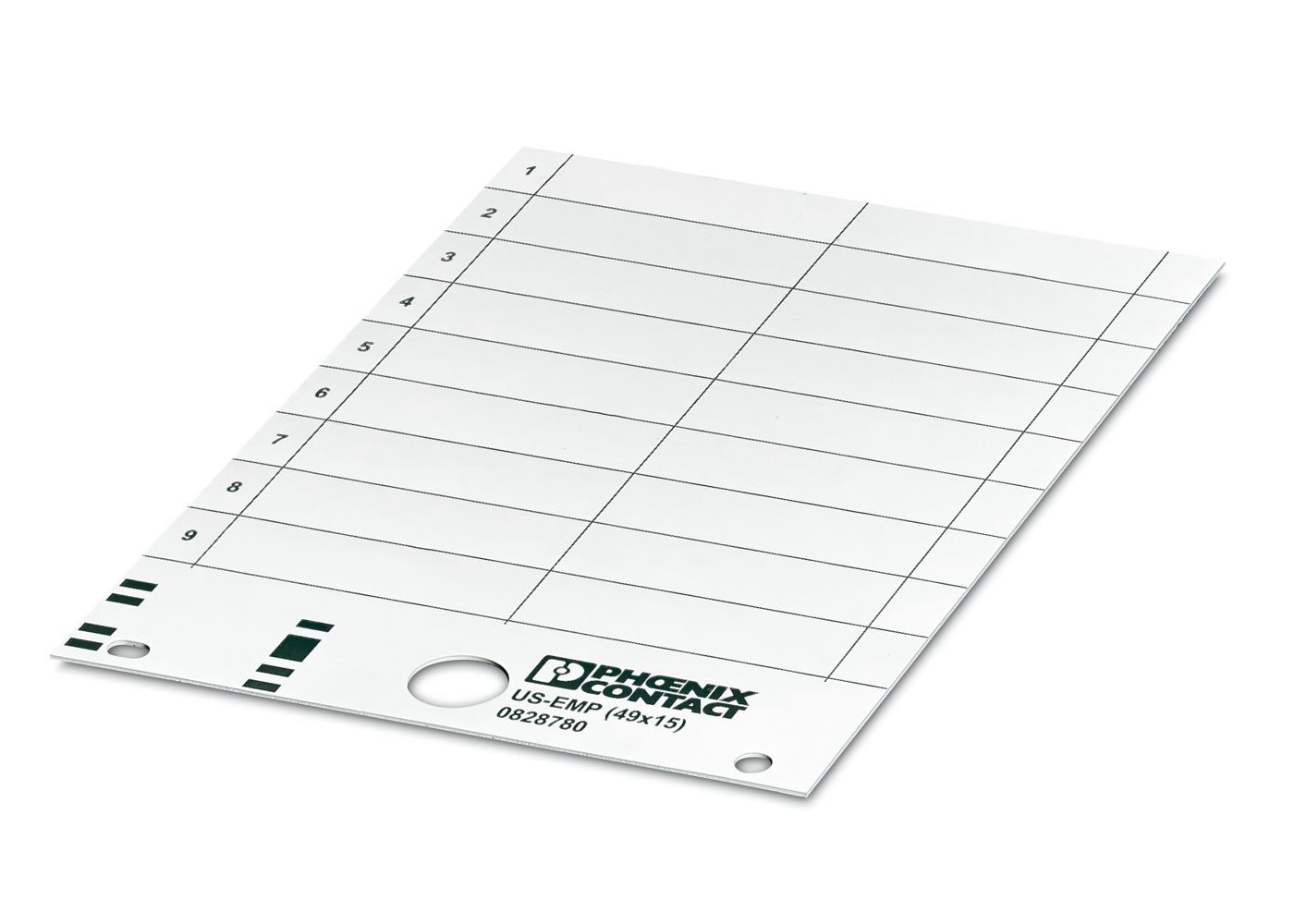 Phoenix Contact, US-EMP (49X15) Terminal Block Marker | 0828780