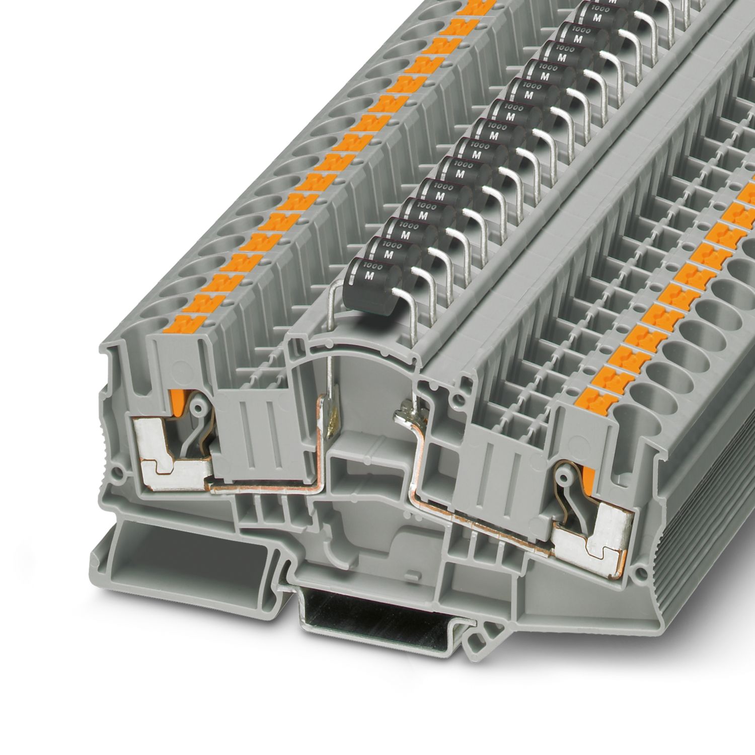Phoenix Contact 3035698 PTME 6-DIO/R-L HV Series Grey, Single-Level, Push In Termination | 3035698