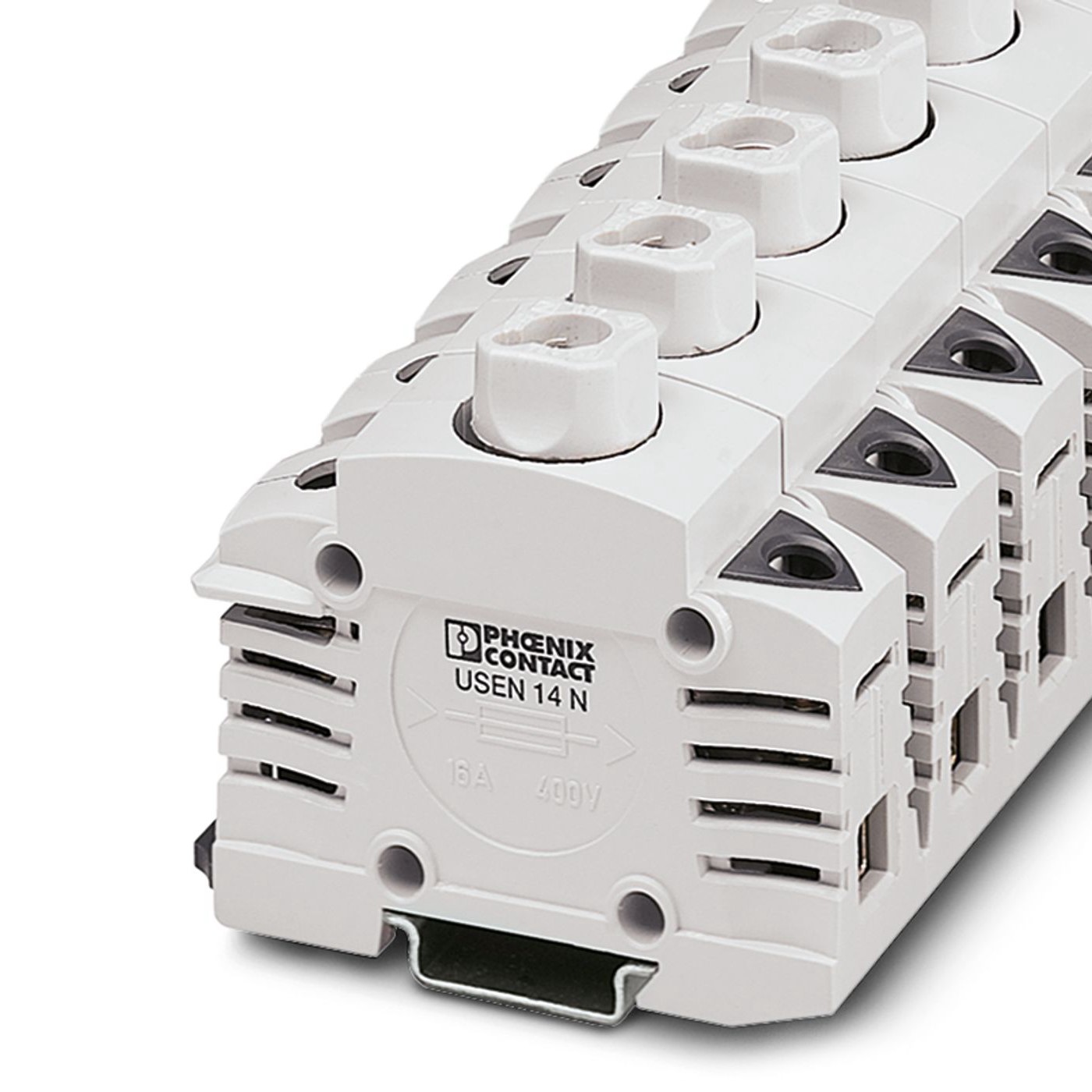 Phoenix Contact 3048357 USEN Series Grey, 1.5 → 35mm², Single-Level, Screw Termination, Fused | 3048357