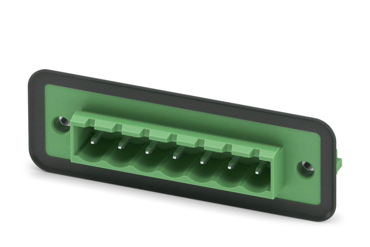 Phoenix Contact, 5.08mm Pitch, COMBICON Control, 7 Way, Right Angle, Pluggable Terminal Block, Feed Through Header, | 1898884