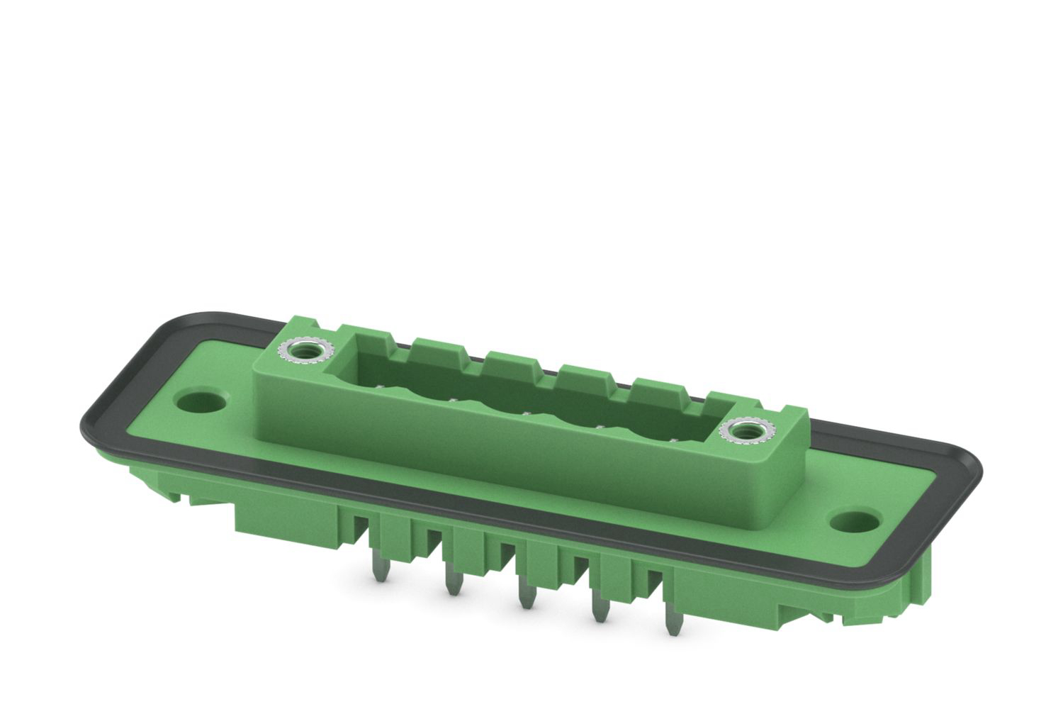 Phoenix Contact, 5.08mm Pitch, COMBICON Control, 5 Way, , Pluggable Terminal Block, Feed Through Header, Panel Mount, | 1899317