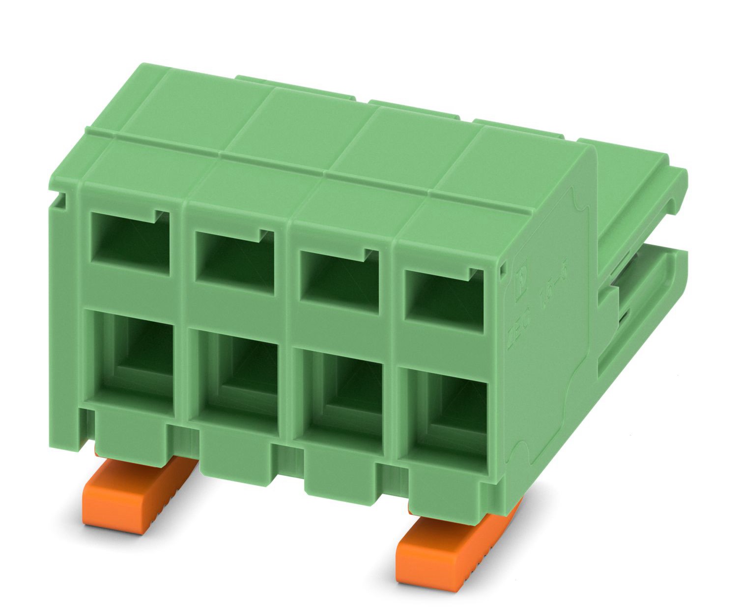 Phoenix Contact ZEC 1.5/ 4-ST-5.0 C2 R1.4 Series PCB Terminal Block, 4-Contact, 5mm Pitch, Spring Cage Termination | 1883064