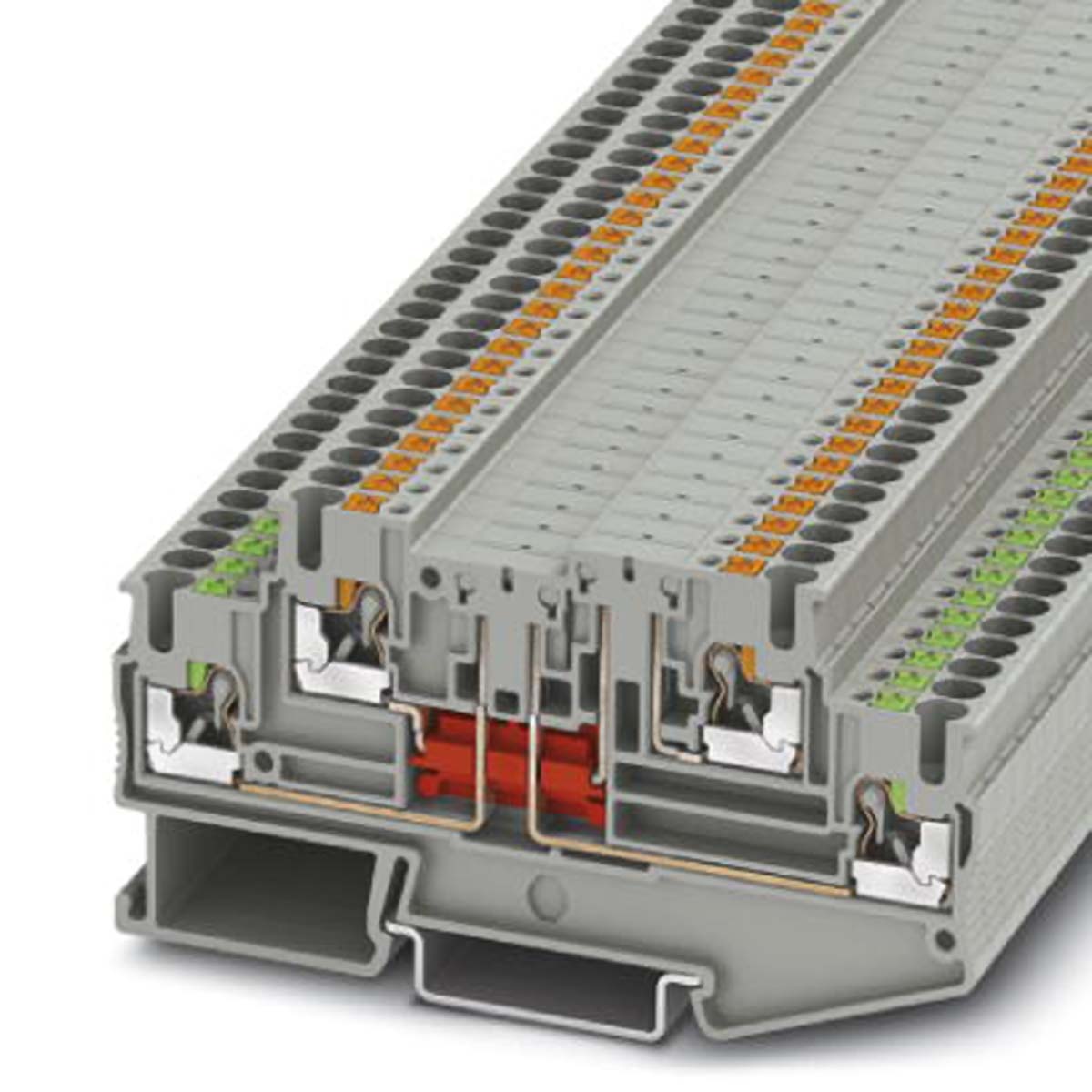 Phoenix Contact 3210267 PTT 2.5-2L Series Grey, Push In Termination | 3210267