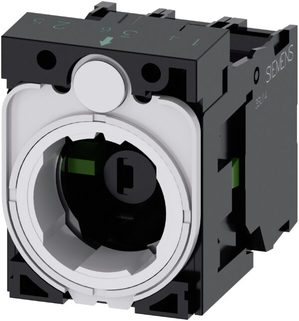 Siemens SIRIUS ACT 3SU15 Series Contact & Light Block, 6 → 24V ac/dc, 1NO + 1NC