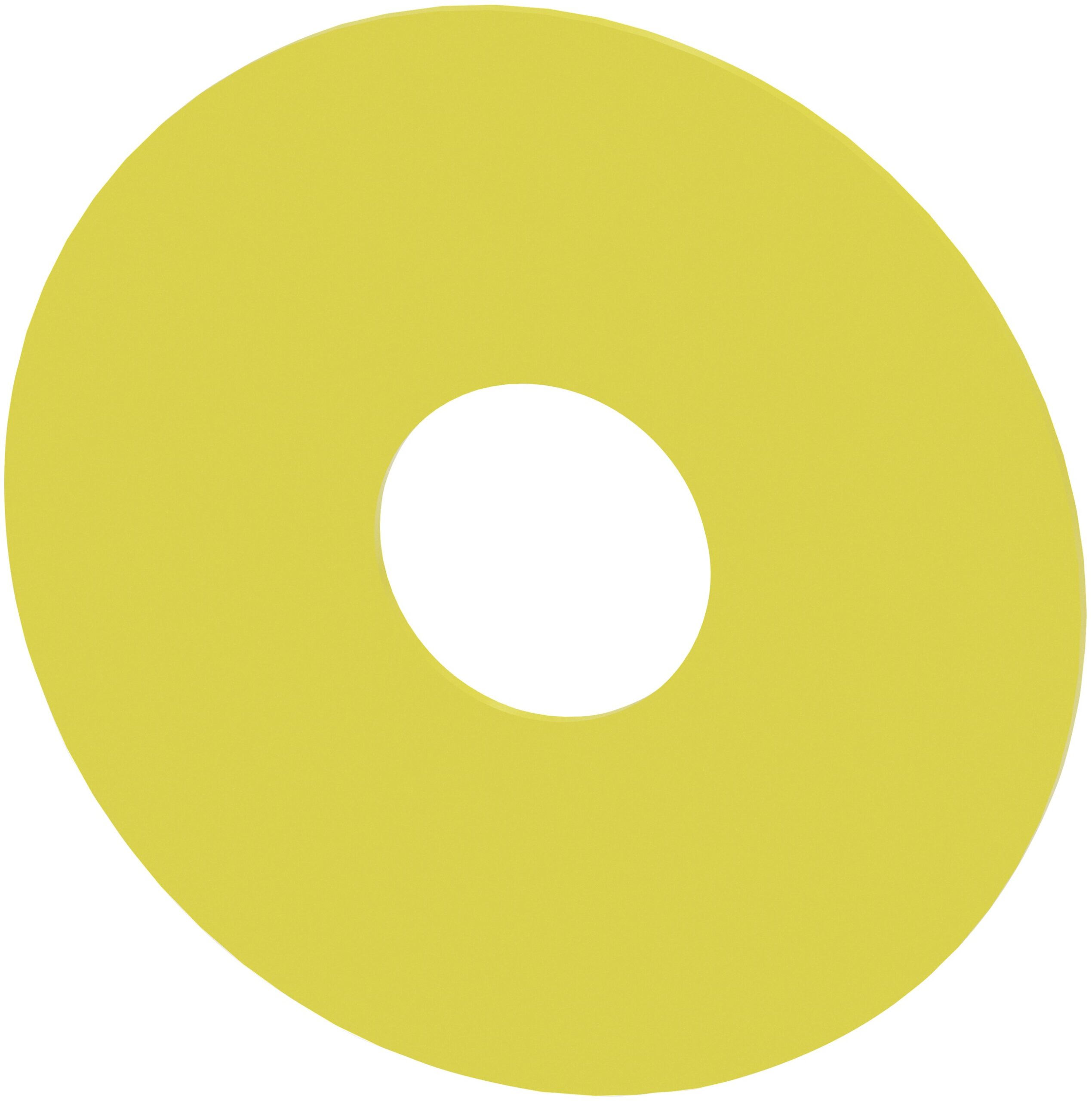 Siemens Emergency Stop Plate for Use with Emergency Stop Mushroom Push Button | 3SU1900-0BC31-0AA0