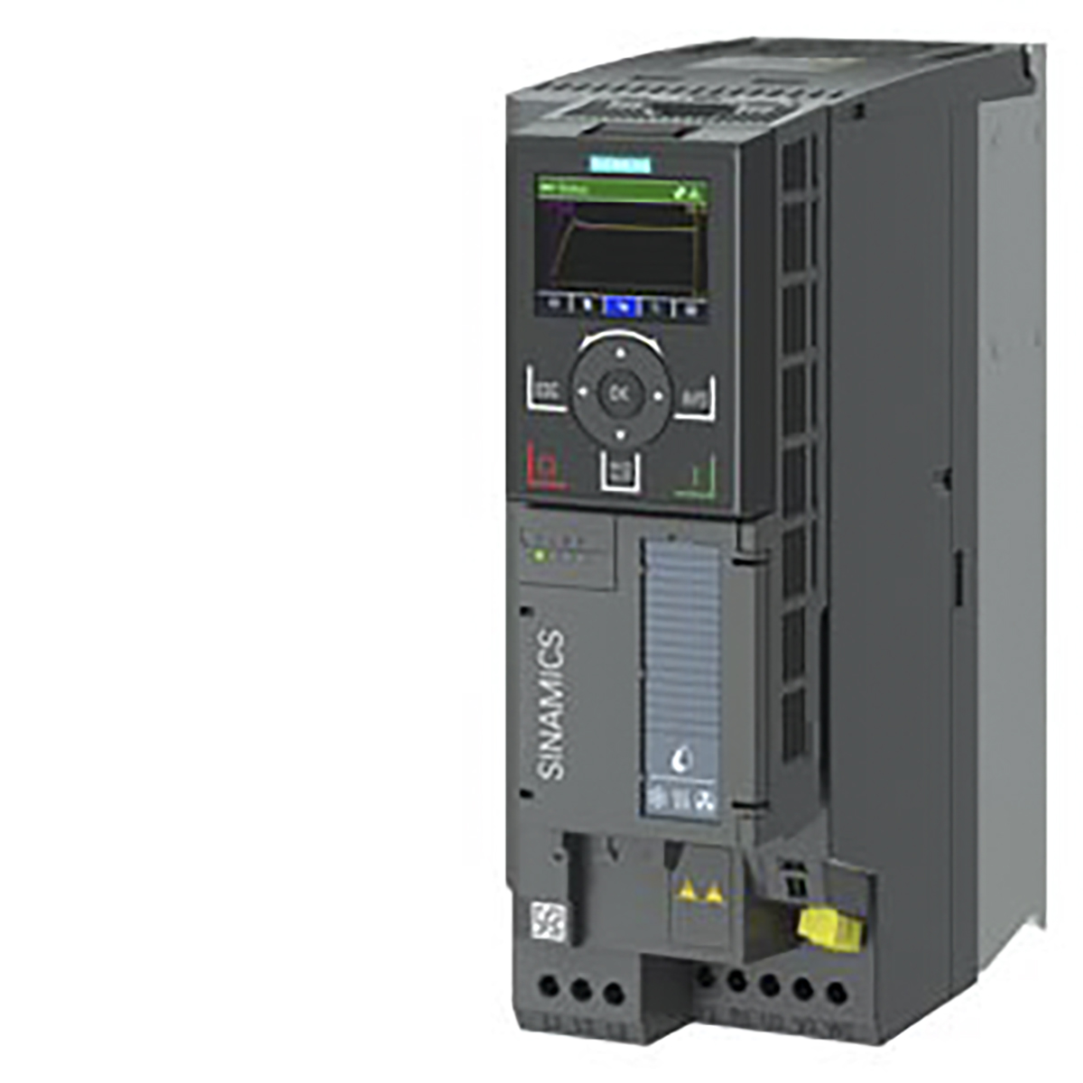 Siemens Inverter Drive, 7.5 kW, 3 Phase, 380 → 480 V ac, 17 A, SINAMICS G120X Series | 6SL3220-3YE24-0UF0