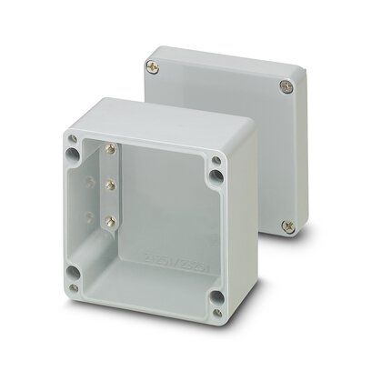 Phoenix Contact E PE A 250X255X121 Series Grey Glass Fibre Reinforced Polyester Junction Box, 250 x 255 x 121mm | 0899354
