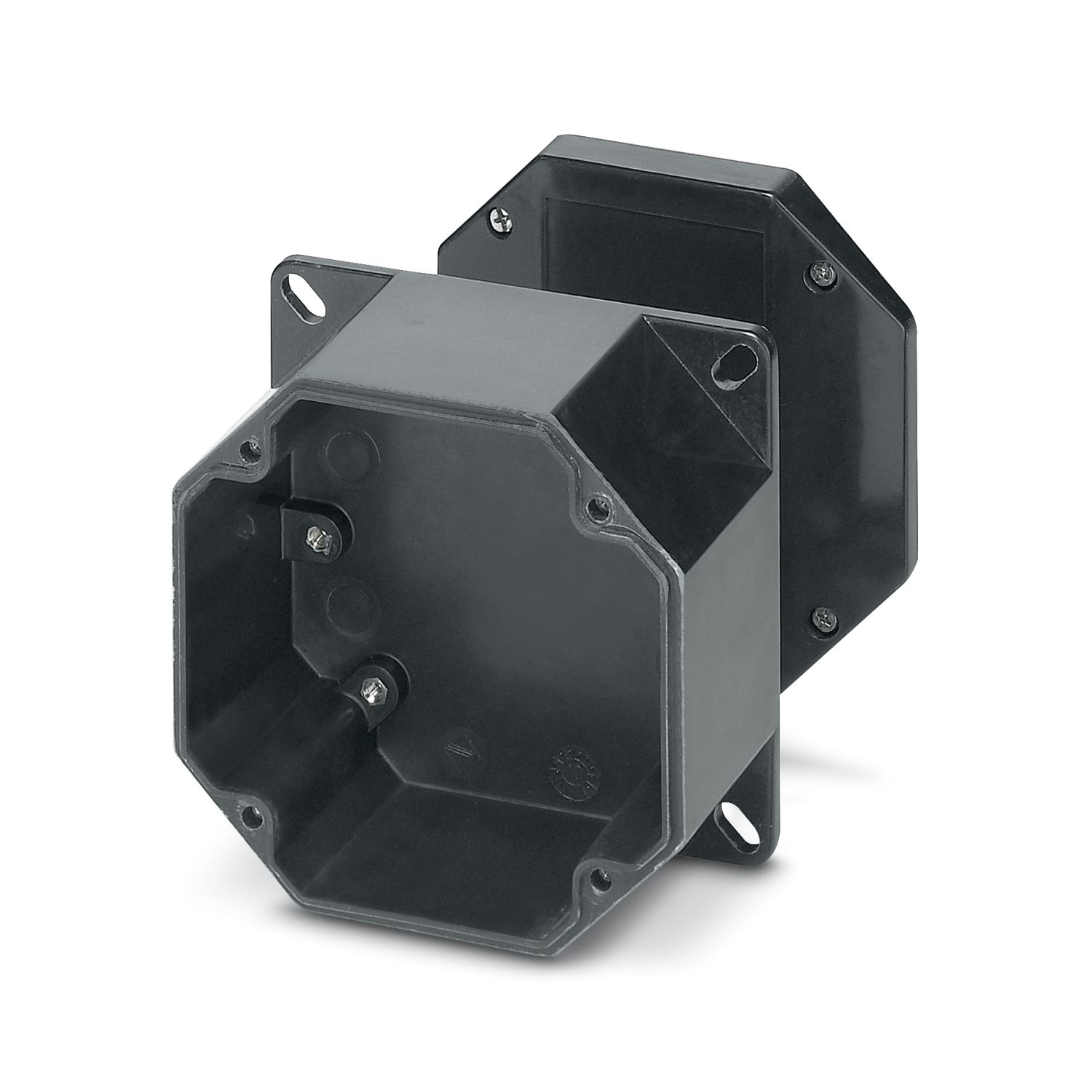 Phoenix Contact Black Glass Fibre Reinforced Polyester Junction Box, 81 x 81 x 75mm | 0899327