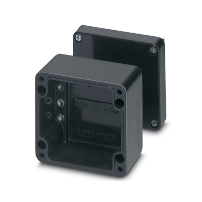 Phoenix Contact E PX A Series Black Glass Fibre Reinforced Polyester Junction Box, 405 x 400 x 201mm | 0899323