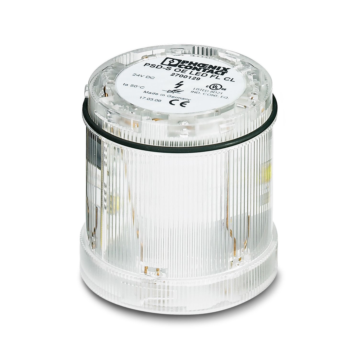 Phoenix Contact PSD Series Clear Flashing Effect Flashing Light Element, 24 V dc, LED Bulb, DC, IP65 | 2700129