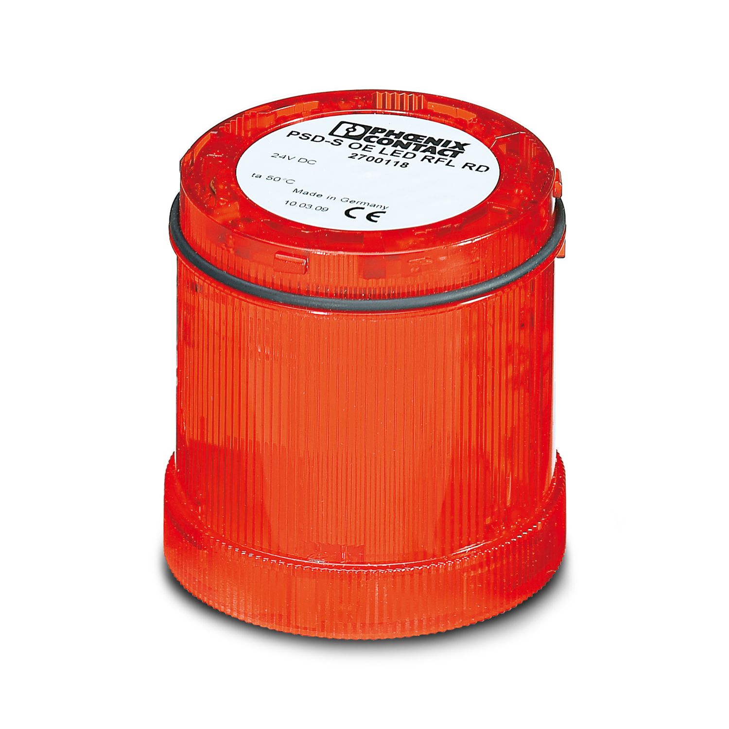 Phoenix Contact PSD Series Red Flashing Effect Flashing Light Element, 24 V dc, LED Bulb, DC, IP65 | 2700118