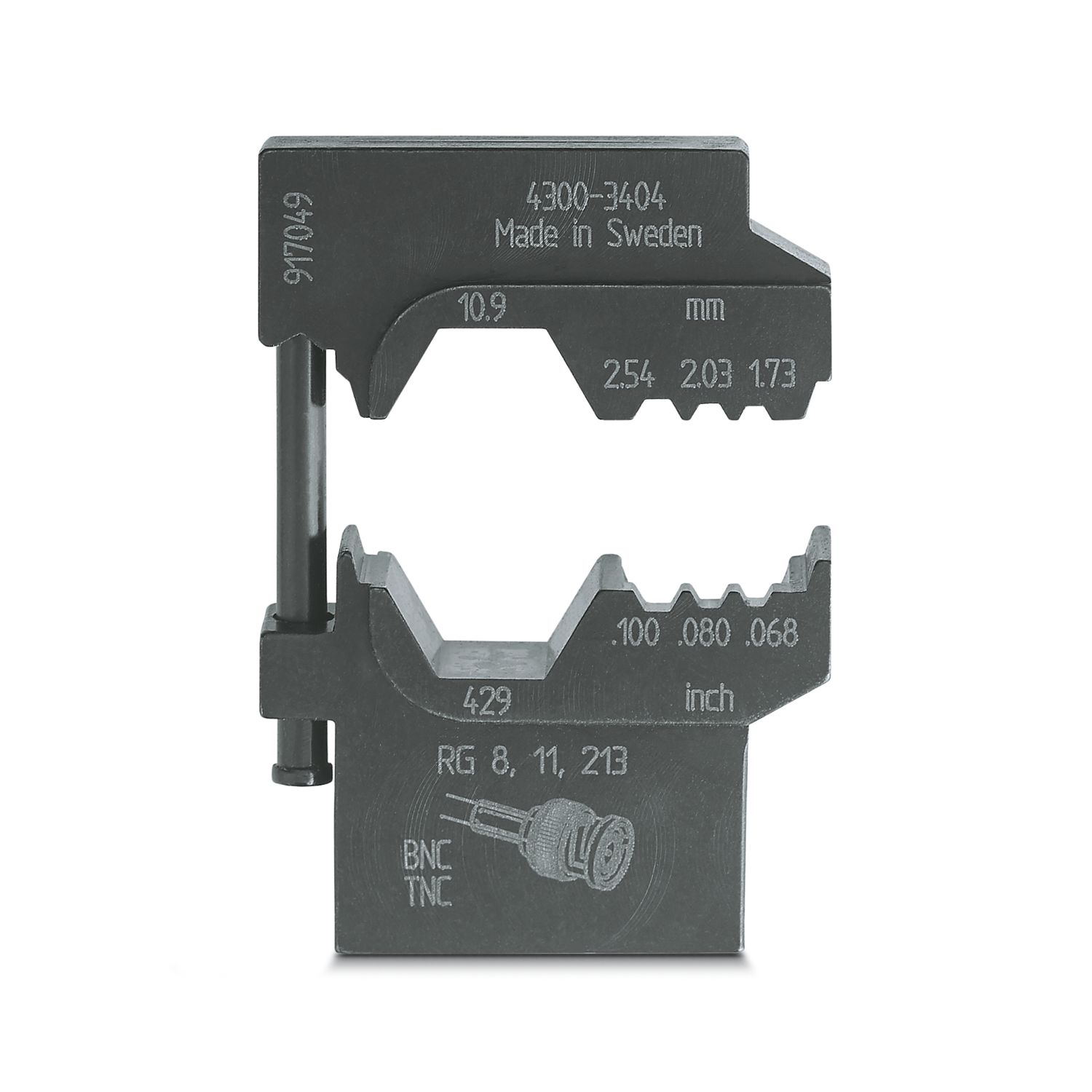 Phoenix Contact, CRIMPFOX-M Crimp Die, Coaxial | 1212752