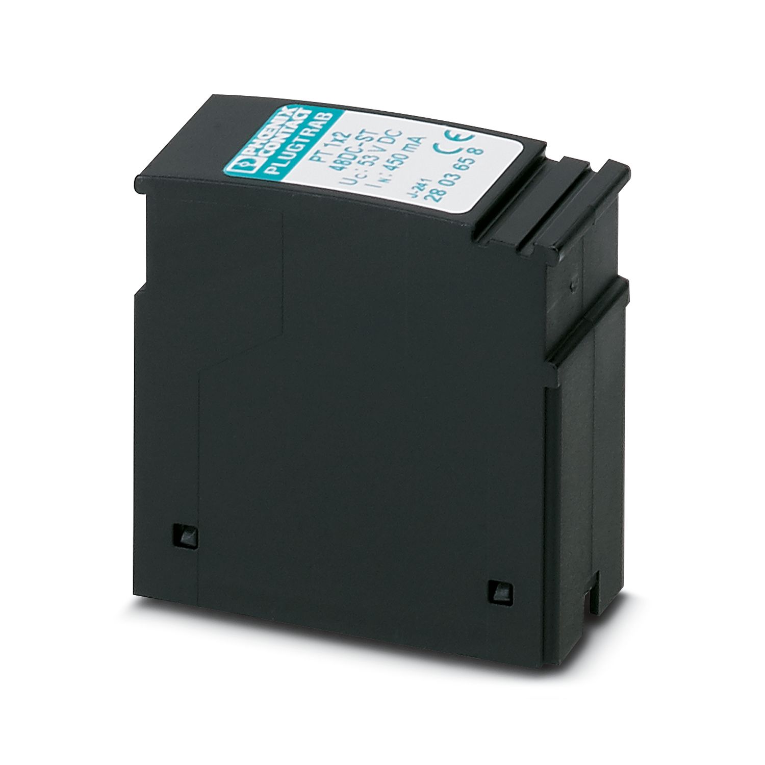 Phoenix Contact, PT Surge Protection Plug 48 VDC Maximum Voltage Rating | 2803658