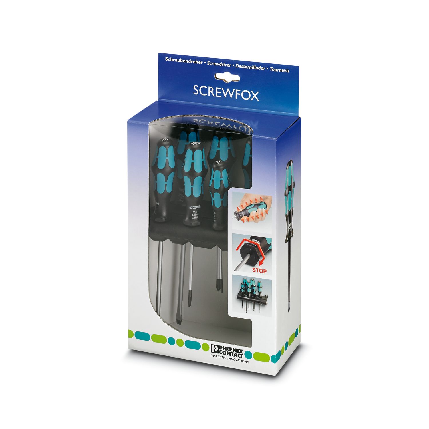 Phoenix Contact Tool Set 6 Pieces, Pozidriv | 1212542