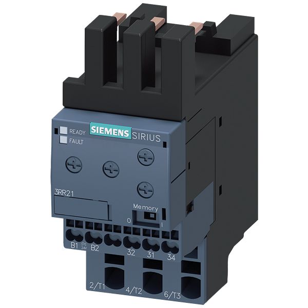 Siemens Current Monitoring Relay, 2 Phase, SPDT, Direct Mount | 3RR2142-2AA30