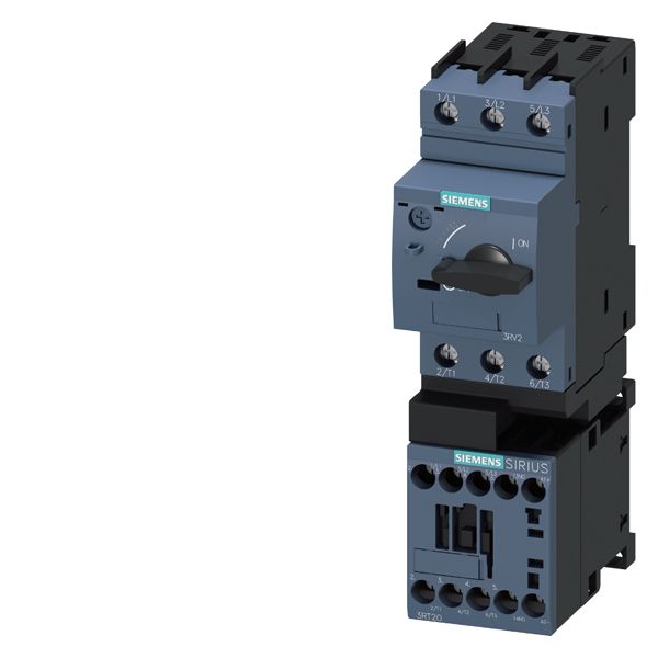 Siemens SIRIUS DOL Starter, DOL, 7.5 kW, 690 V, 1, 3 Phase | 3RA2110-4AA18-1BB4