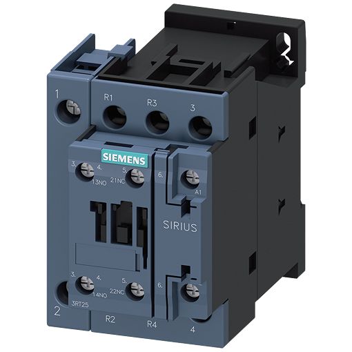 Siemens SIRIUS 3RT25 Contactor, 42 V ac Coil, 4-Pole, 25 A, 11 kW, 2NO + 2NC, 400 V | 3RT2526-1AD20