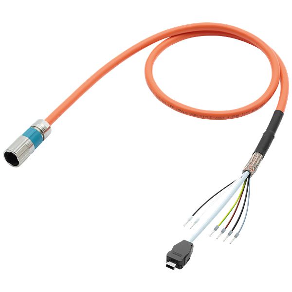 Siemens 6FX5 Series Cable, 1m Length | 6FX5002-8QN08-1AB0